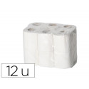 PAPEL HIGIENICO LUCART ECOLOGICO 17 G 2 CAPAS 20 M MANDRIL 45 MM PAQUETE DE 12 ROLLOS