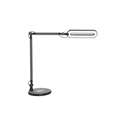 LAMPARA DE ESCRITORIO MAUL LED 3 NIVELES INTENSIDAD LUZ CABEZAL Y BRAZO INCLINABLE CON CARGA INDUCTI