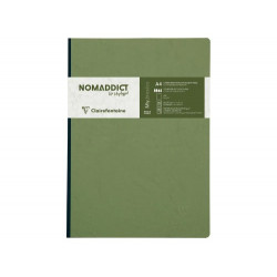 CUADERNO COSIDO CLAIREFONTAINE AGE-BAG DIN A4 96 HOJAS LISO COLOR VERDE