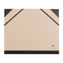 CARPETA DE DIBUJO CLAIREFONTAINE CON GOMILLAS DIN A4+ KRAFT MARRON 260X330 MM
