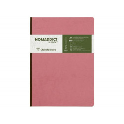 LIBRETA CLAIREFONTAINE AGE-BAG TAPA CARTULINA LOMO COSIDO LISO 96 HOJAS COLOR ROSA ANTIOQUIA 210X297