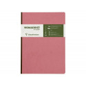 LIBRETA CLAIREFONTAINE AGE-BAG TAPA CARTULINA LOMO COSIDO LISO 96 HOJAS COLOR ROSA ANTIOQUIA 210X297