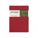 LIBRETA COSIDA CLAIREFONTAINE 14,8X21 CM 96 HOJAS AGE-BAG LISO ROJO
