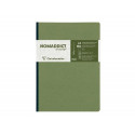 LIBRETA COSIDA CLAIREFONTAINE 14,8X21 CM 96 HOJAS AGE-BAG LISO VERDE