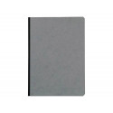 LIBRETA COSIDA CLAIREFONTAINE 14,8X21 CM 96 HOJAS AGE-BAG LISO GRIS