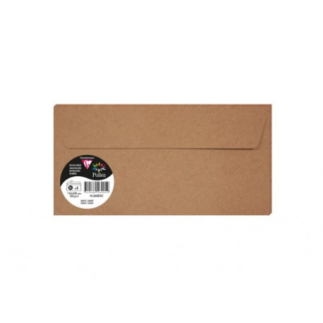 SOBRE CLAIREFONTAINE POLLEN 110X220 CM 120G KRAFT PACK DE 5 UNIDADES