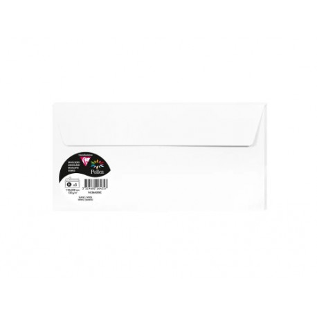 SOBRE CLAIREFONTAINE POLLEN 110X220 CM 120G BLANCO PACK DE 5 UNIDADES