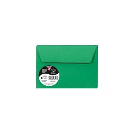 SOBRE CLAIREFONTAINE POLLEN 114X162 CM 120G VERDE PINO PACK DE 5 UNIDADES