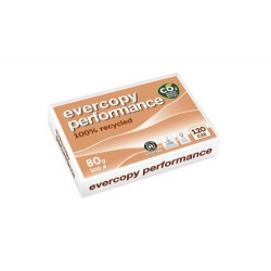 PAPEL FOTOCOPIADORA CLAIREFONTAINE EVERCOPY PERFORMANCE 100% RECICLADO DIN A4 80 G PAQUETE DE 500