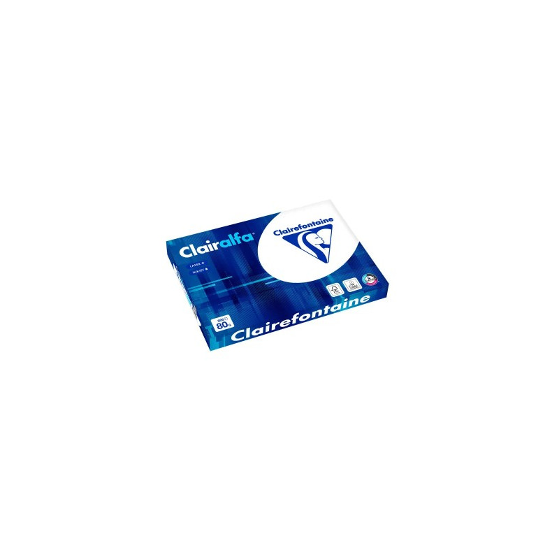 PAPEL FOTOCOPIADORA CLAIREFONTAINE CLAIRALFA DIN A3 80 GR PAQUETE DE 500 HOJAS