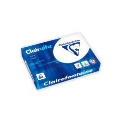 PAPEL FOTOCOPIADORA CLAIREFONTAINE CLAIRALFA DIN A4 80 GR PAQUETE DE 500 HOJAS