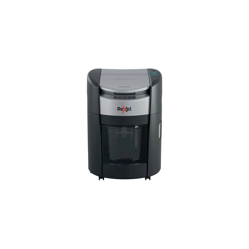 DESTRUCTORA DE DOCUMENTOS REXEL MAX AUTOFEED +150X CAPACIDAD 150 HOJAS DESTRUYE GRAPAS CLIPS CD Y TA