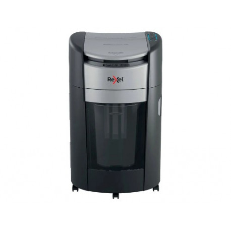DESTRUCTORA DE DOCUMENTOS REXEL MAX AUTOFEED +300X CAPACIDAD 300 HOJAS DESTRUYE GRAPAS CLIPS CD Y TA