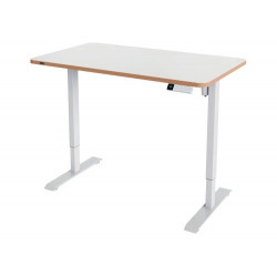 MESA ELEVABLE ELECTRICA LEITZ ERGO 120X70 CM COLOR BLANCO