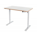 MESA ELEVABLE ELECTRICA LEITZ ERGO 120X70 CM COLOR BLANCO