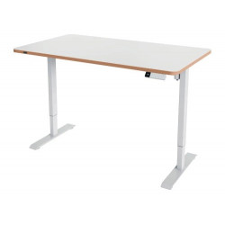 MESA ELEVABLE ELECTRICA LEITZ ERGO 140X80 CM COLOR BLANCO