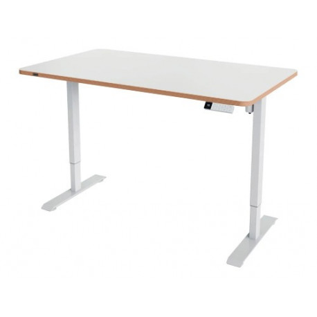 MESA ELEVABLE ELECTRICA LEITZ ERGO 140X80 CM COLOR BLANCO