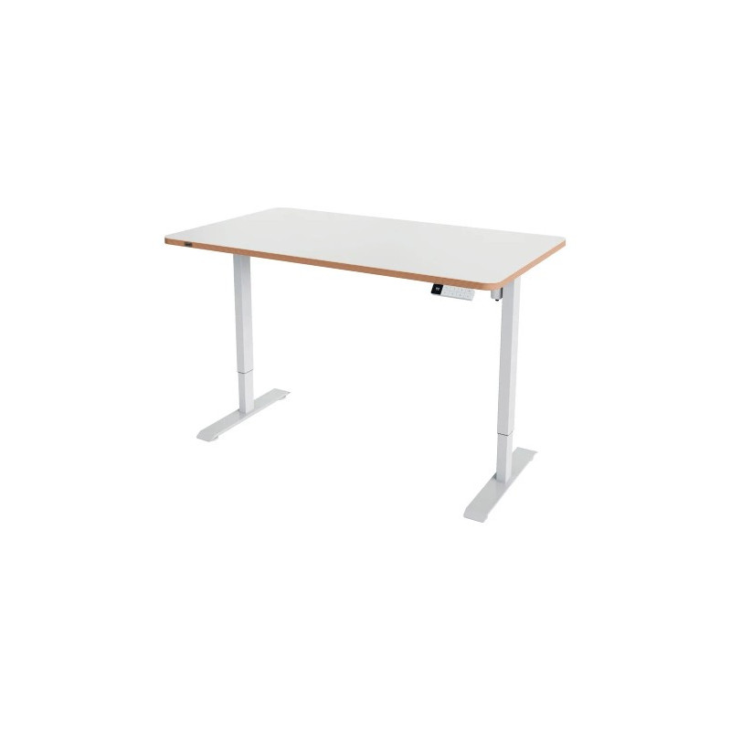 MESA ELEVABLE ELECTRICA LEITZ ERGO 140X80 CM COLOR BLANCO