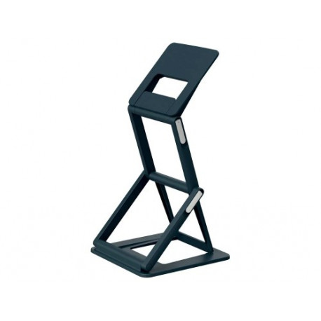 SOPORTE LEITZ ERGO 2 EN 1 PARA PORTATIL HASTA 17" AJUSTABLE 5 ALTURAS COLOR GRIS OSCURO 315X47X310 M