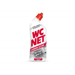 LIMPIADOR DE INODOROS WC NET GEL SIN LEJIA CARBON ACTIVO BLANCO BOTELLA DE 750 ML