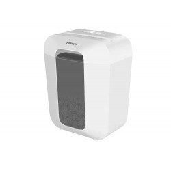 DESTRUCTORA DE DOCUMENTOS FELLOWES LX50 BLANCO CAPACIDAD DE CORTE 9 HOJAS P4 DESTRUYE GRAPAS CLIPS Y