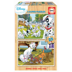 PUZZLE 2X25 PIEZAS DISNEY...