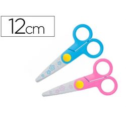 TIJERA ESCOLAR MAPED KIDI-CUT 12 CM ESPECIAL PARA INFANTIL CORTA SOLO PAPEL Y CARTON